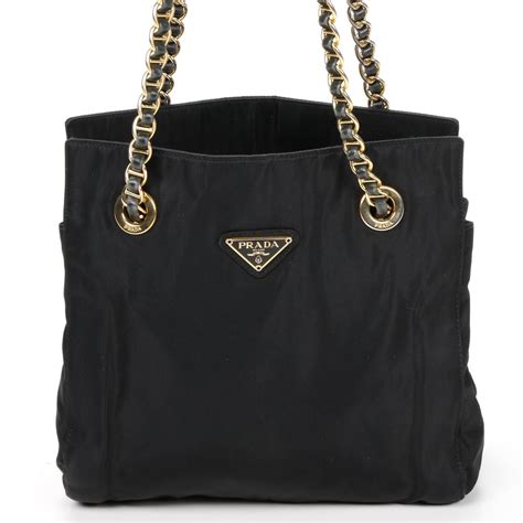 prada tessuto chain strap shoulder bag|prada front zip shoulder bags.